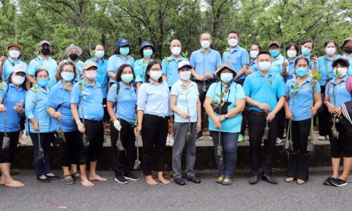 จังหวัดสมุทรปราการ จัดกิจกรรม “เติมชีวิตป่าชายเลน” เฉลิมพระเกียรติสมเด็จพระนางเจ้าสิริกิติ์ พระบรมราชินีนาถ พระบรมราชชนนีพันปีหลวง เนื่องในโอกาสมหามงคลเฉลิมพระชนมพรรษา 90 พรรษา 12 สิงหาคม 2565