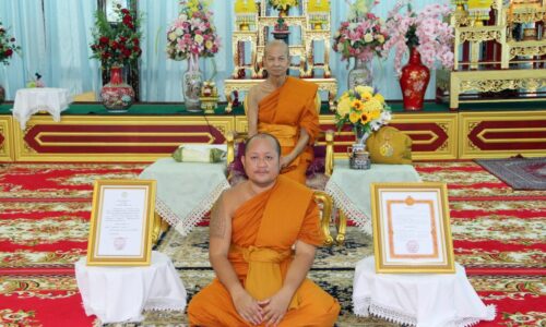 เจ้าคณะจังหวัดสมุทรปราการ มอบตราตั้งให้พระมหาวิโรจน์ อคฺคปญฺโญ ดำรงตำแหน่งเจ้าอาวาสวัดพุทธภาวนาราม