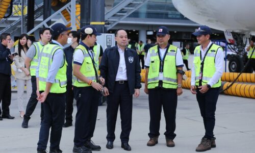 ท่าอากาศยานสุวรรณภูมิ ทดลองปฏิบัติการเต็มรูปแบบอาคาร SAT-1 ครั้งที่ 2 ตรวจสอบความพร้อมทุกระบบ สร้างความมั่นใจก่อนเปิด Soft Opening ในวันที่ 28 กันยายน 2566
