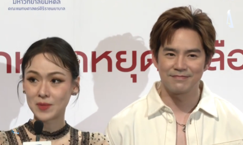 บีม-ออย” แฮปปี้จัดงานวันเกิดให้ลูกแฝด ขำๆ ”น้องธีร์” หน้าตึงไม่เป่าเค้ก